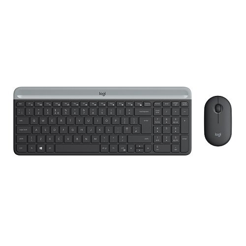 LOGITECH MK470 Siyah, 920-009435, Kablosuz, Türkçe Q, Klavye Mouse Set