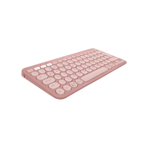 LOGITECH K380S, Pebble Keys 2,  Rose, 920-011861, Bluetooth, Türkçe, Q, Multimedya, Mini Klavye