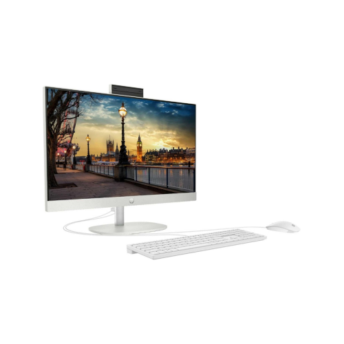 HP 9H6M8ET, ProOne 245 G10, Ryzen 5 7520U, 23,8" FHD Ekran, 8Gb DDR5 Ram, 512Gb SSD, Paylaşımlı Ekran Kartı, Free Dos All In One PC, BEYAZ