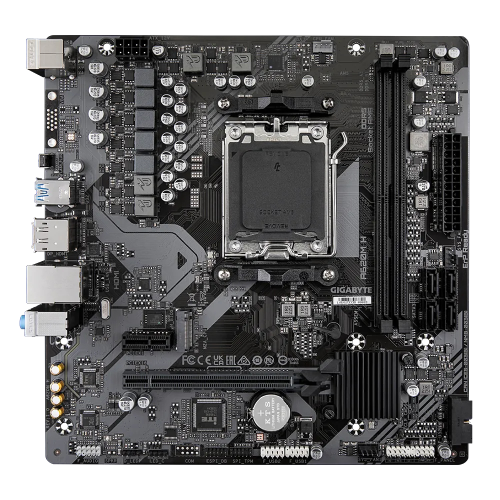 GIGABYTE A620M H, rev.1.2, 6400MHz, 2xDDR5, 1x M.2, HDMI, DP, AM5 Soket Anakart