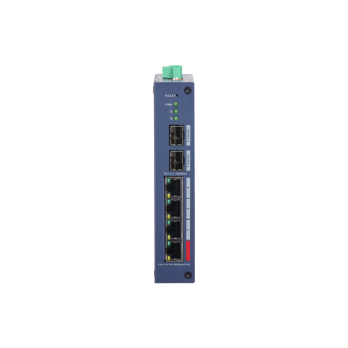 DAHUA CHS4206-4ET-90, 4 Port, Megabit, PoE 90W, 2 Port SFP, Cloud Yönetilebilir, Switch