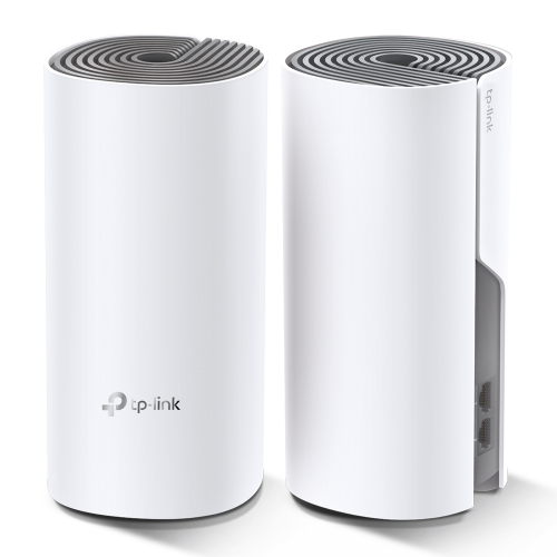 TP-LINK DECO-E4, AC1200, İkili Mesh, 1200Mbps, Dual Band, 2Port Megabit Lan, 260m2 kapsama Alanı, Router, Geniş Alan İnternet Ağı Sağlayıcısı
