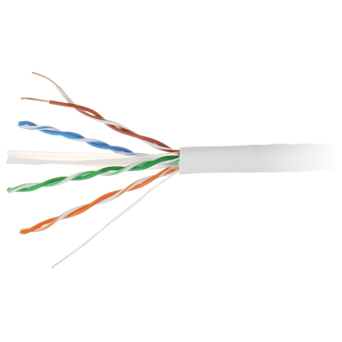 DAHUA DH-PFM923I-6UN-C, CAT6 305m, 24AWG 0.53mm, UTP, %100 Bakır, LSZH Halogen Free Kablo, Beyaz Renk