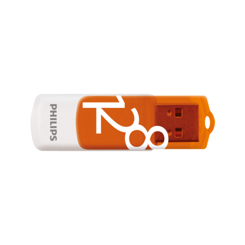 PHILIPS FM12FD05B, 128GB, USB 2.0, Vivid, Turuncu, Flash Disk
