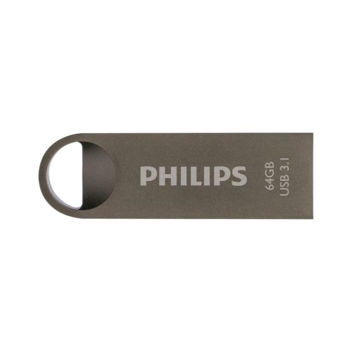 PHILIPS FM64FD165B, 64GB, USB 3.1, Moon, Uzay Grisi, Flash Disk