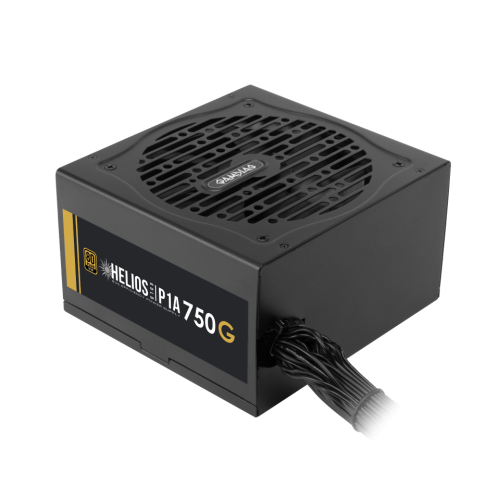 GAMDIAS HELIOS P1A-750G, 750W, 80+ Gold, Aktif PFC, GAMING, ATX, Power Supply (PSU)
