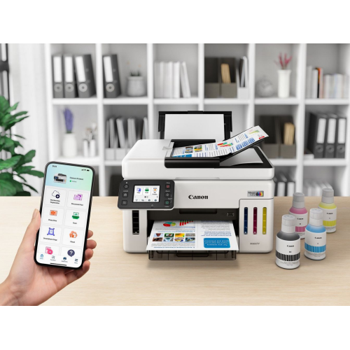 CANON MAXIFY GX6140, Renkli, Mürekkep Mega Tanklı, Yazıcı, Tarayıcı, Wifi, Lan, Duplex, ORİJİNAL MÜREKKEP