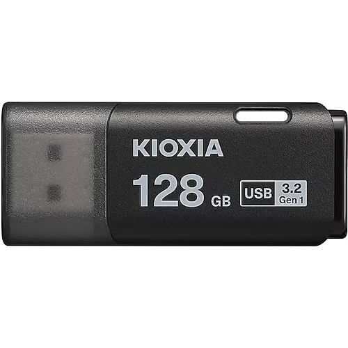 KIOXIA U301K 128GB USB 3.2 Gen1 TransMemory Flash Disk (Siyah)