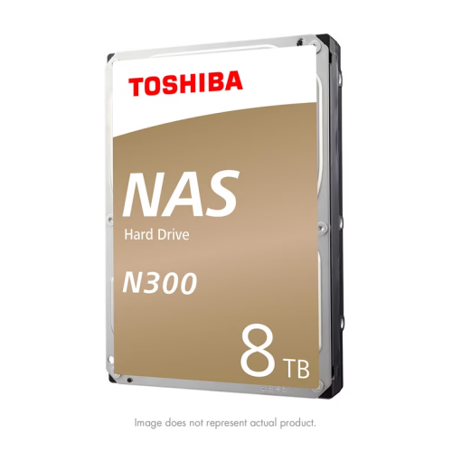 TOSHIBA N300, MN10ADA800S, 3.5", 8TB, 512Mb 7200 Rpm, SATA3, 7/24 NAS, SERVER, HDD (Türkiye Distribütörü Garantili)