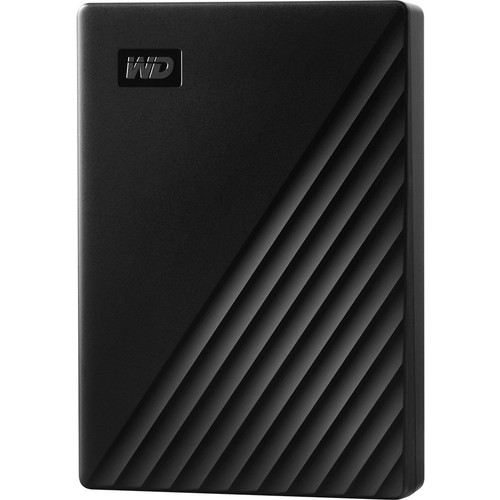 WD WDBPKJ0040BBK-WESN, MyPassport 4TB 2,5"  USB3.2, Taşınabilir, Harici HDD, Siyah, (Türkiye Distribütörü Garantili)