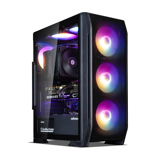 ZALMAN N7 Plus V2, 700W 80+, Mesh Panel, Tempered Glass, 6x120mm RGB Fan, ATX GAMING KASA