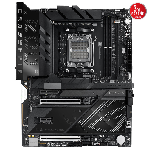 ASUS ROG CROSSHAIR X870E APEX, 2xDDR5, 5xM.2, 2xDP, Type-C, PCIe 5.0, 2xWi-Fi 7, Bluetooth v5.4, AM5 Soket GAMING Anakart