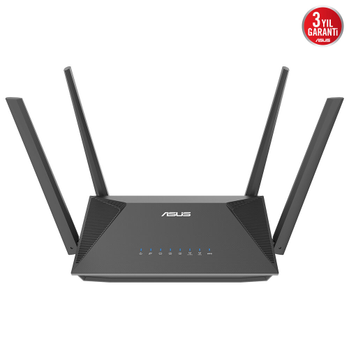ASUS RT-AX52 Pro, AX3000, 3 Port, 3000Mbps,  Dual Band, WİFİ 6, AiMesh, Extendable Router