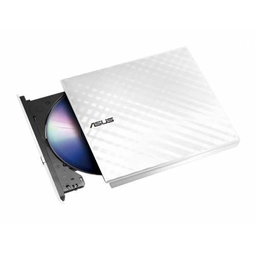 ASUS SDRW-08D2S-U Lite, Usb 2.0, External, Beyaz,  Slim, Optik Okuyucu/Yazıcı