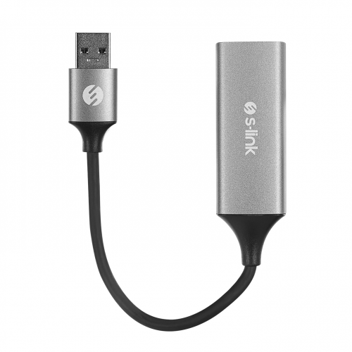 S-LINK SW-U334, GigaBit, USB3.0 to RJ45, Metal, Ethernet Kartı
