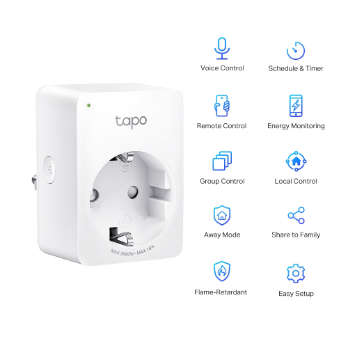 TP-LINK Tapo P110 Wi-Fi Mini Akıllı Priz (Tekli)