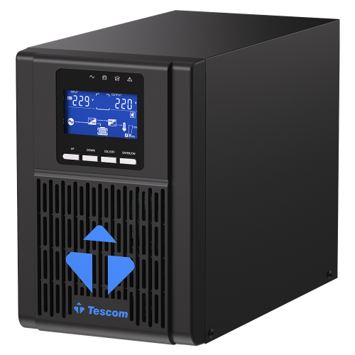 TESCOM NeoLine 1000, 1 KVA Online 1F/1F UPS,  (900040100) (2x9A Akü)
