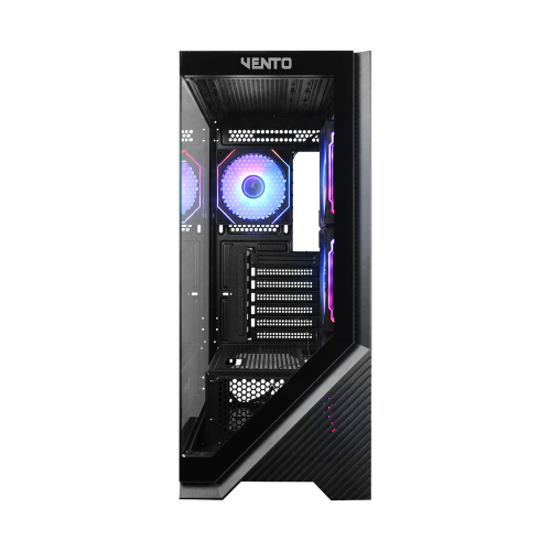 VENTO VG4202FLA ATX Tower, 750W 80+ Siyah,  Temperli Cam, RGB, Mesh, ATX GAMING KASA