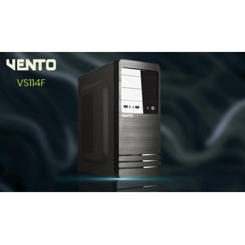 VENTO VS114F Mid Tower, Peak 350W Siyah, ATX Kurumsal KASA