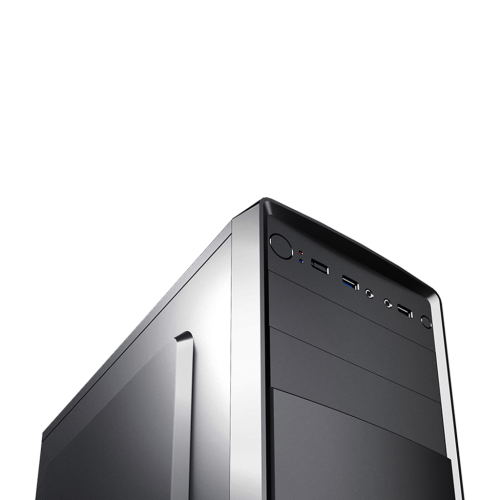 VENTO VS121S Mid Tower, 650W 80+ Siyah, ATX Kurumsal KASA