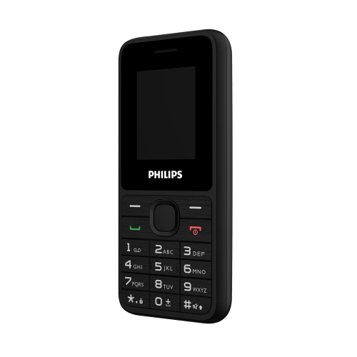 PHILIPS Xenium E2125, 32Mb, Siyah, 32Mb Ram, 1,77inc Ekran, Çift Sim Desteği, FM Radyo, 1700mAh Pil, El Feneri, Türkiye KVK Garantili