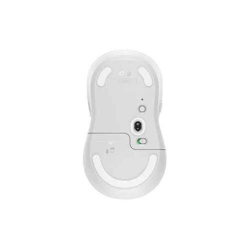 LOGITECH 910-006238, M650L Signature, Beyaz, Sağ El, USB Nano 2,4G Kablosuz,4000dpi, Optik, 5 Tuşlu, 24ay Pil Ömrü, Sessiz Mouse