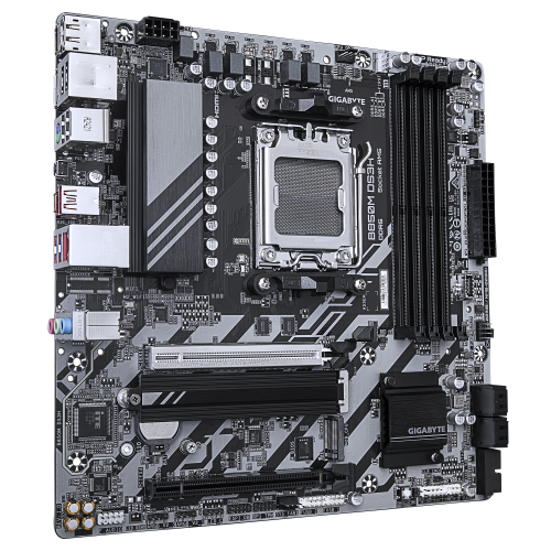 GIGABYTE B850M DS3H, 4xDDR5, 2xM.2, 2xDP, HDMI, Type-C, AM5 Soket GAMING Anakart