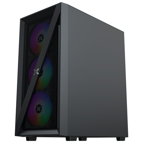 Xigmatek EN40979, BLADE, 650W 80+, Mesh Panel, Tempered Glass, Rainbow, ATX GAMING KASA