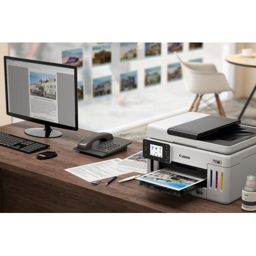 CANON MAXIFY GX6140, Renkli, Mürekkep Mega Tanklı, Yazıcı, Tarayıcı, Wifi, Lan, Duplex, ORİJİNAL MÜREKKEP