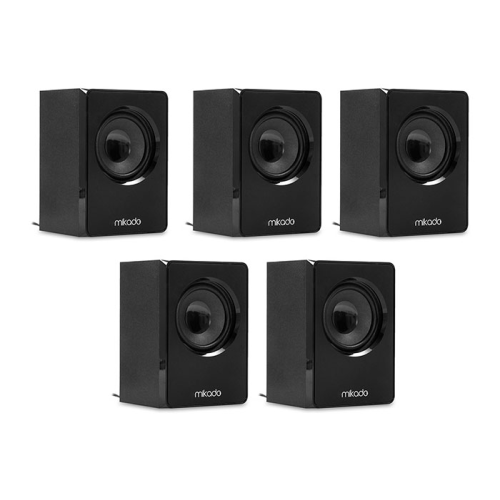 MIKADO MD-505, 70W, 5+1, Masaüstü, FM/BT/SD/USB, Siyah Kasa, Speaker
