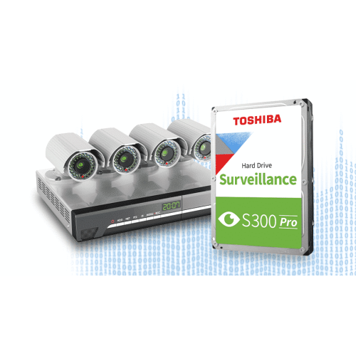 TOSHIBA S300 PRO, MD10ADA800V, 3.5", 8TB, 512Mb 7200 Rpm, 7/24 Güvenlik HDD