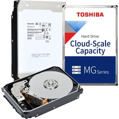 TOSHIBA ENTERPRISE, MG10ACA20TE, 3.5", 20TB, 512Mb 7200 Rpm, 7/24 Güvenlik, Data Center, Nas, Server, HDD