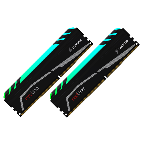 MUSHKIN redLine Lumina, MLA4C320GJJM8GX2, 2x8Gb Kit, 3200Mhz, DDR4, CL16, RGB, Desktop Gaming RAM (Soğutuculu)