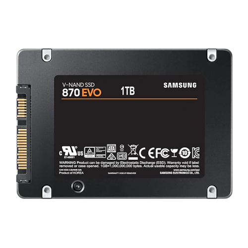 SAMSUNG MZ-77E1T0BW 870 EVO 1TB 560/530, 2,5" SATA SSD (Türkiye Distribütörü Garantili)