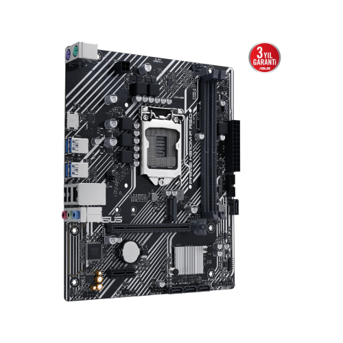 ASUS PRIME H510M-F R3.0-CSM, 2xDDR4, M.2, HDMI, 10-11.Nesil, LGA1200 Soket, Anakart