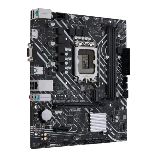 ASUS PRIME H610M-K D4 ARGB, 2xDDR4, M.2, HDMI, 12-13.14.Nesil, LGA1700 Soket, Anakart