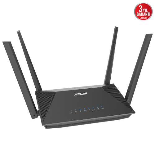 ASUS RT-AX52 Pro, AX3000, 3 Port, 3000Mbps,  Dual Band, WİFİ 6, AiMesh, Extendable Router