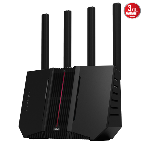 ASUS RT-BE92, BE9700, 4 Port, 9700Mbps, Tri Band, 6GHz WİFİ 7, AiMesh, Gigabit Extendable Router