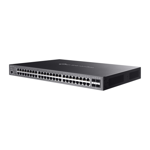 OMADA SG3452P, 48 Port Gigabit,  48 Port Gigabit PoE+, 384W, 4 Port SFP, L2+ Yönetilebilir, Rackmount Metal Kasa Switch
