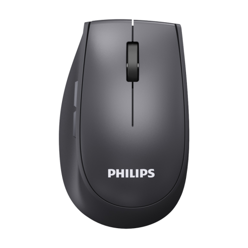 PHILIPS SPK7627K, Gri, USB Nano 2,4Gh ve Bluetooth Kablosuz, 1600dpi, Optic, 5 Tuşlu, Şarj Edilebilir, Mouse