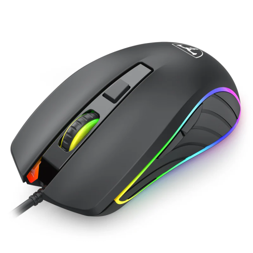T-DAGGER T-TGM115 ZEPHYR, Cool Backlight, USB Kablolu, 7200DPI, Gaming Mouse
