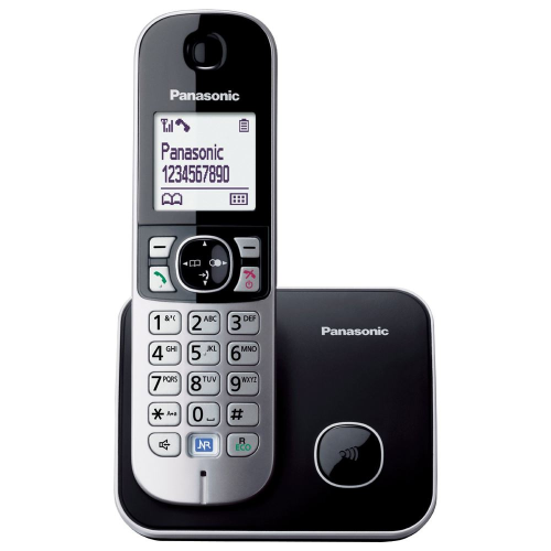 PANASONIC KX-TG6811 TELSİZ TELEFON (Gri) 18 Saat Konuşma, 170 Saat Bekleme, 120 Kişilik Rehber