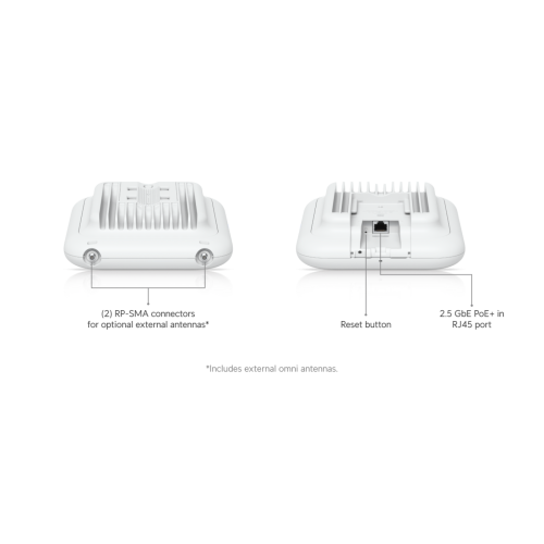 UBIQUITI UAP-U7-PRO-Outdoor, UniFi, Triple Band, 5765Mbps, Wifi6, Tavan Tipi, Access Point (Poe Adaptör Çıkmaz)