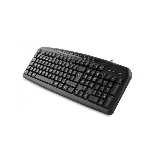 EVEREST UN-795, Siyah, Multimedya Türkçe Q, USB Kablolu, Klavye Mouse Set