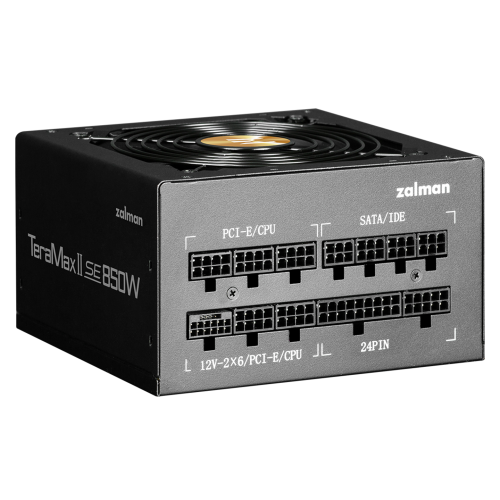 ZALMAN ZM850-TMX2SE TeraMax2SE, 850W, 80Plus GOLD, ATX3.1, PCI5.1, Full Modüler, Aktif PFC, GAMING, ATX, Power Supply (PSU)