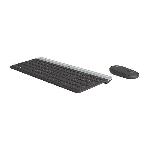 LOGITECH MK470 Siyah, 920-009435, Kablosuz, Türkçe Q, Klavye Mouse Set