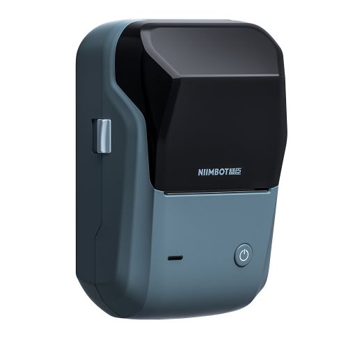 NIIMBOT B1, Taşınabilir, Mürekkepsiz, Termal Etiket Yazıcı (Bluetooth, USB) Uzay Mavisi