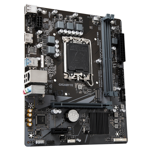 GIGABYTE H610M K DDR4, 2xDDR4, M.2, HDMI, 12-13.14.Nesil, LGA1700 Soket, Anakart