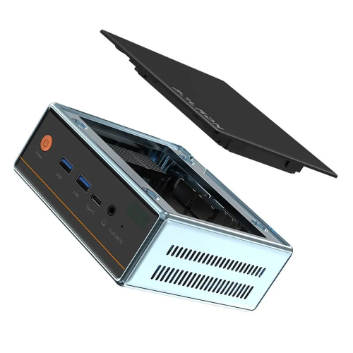 PELADN WO4 Serisi, AMD Ryzen 7 5700U, 16Gb Ram, 512Gb SSD, 1xHDMI, 1xDP,  4xUSB, 1xType-C, 2xLAN, Paylaşımlı Ekran Kartı, Wi-Fi6, Bluetooth 5.2, Windows 11 Pro, MFF MiniPC