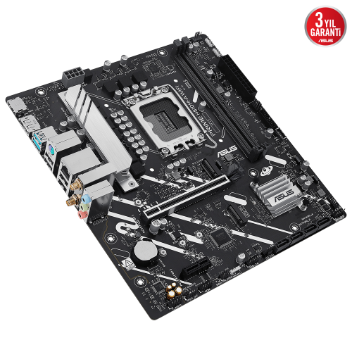 ASUS PRIME H810M-A WIFI, 2xDDR5, 2x M.2, HDMI, DP, Wi-Fi 6, Bluetooth 5.3, Intel Core Ultra CPU(Seri 2), LGA1851 Soket, ATX Anakart